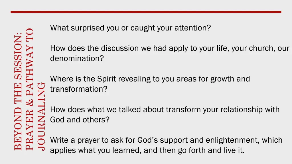 what surprised you or caught your attention