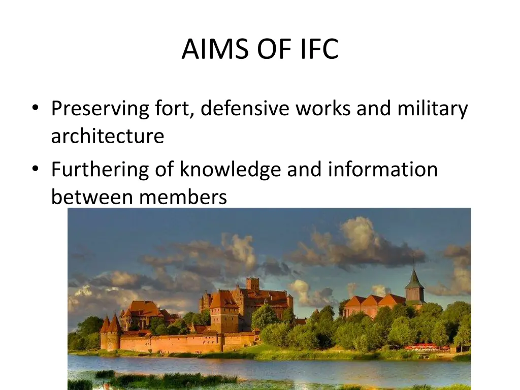 aims of ifc