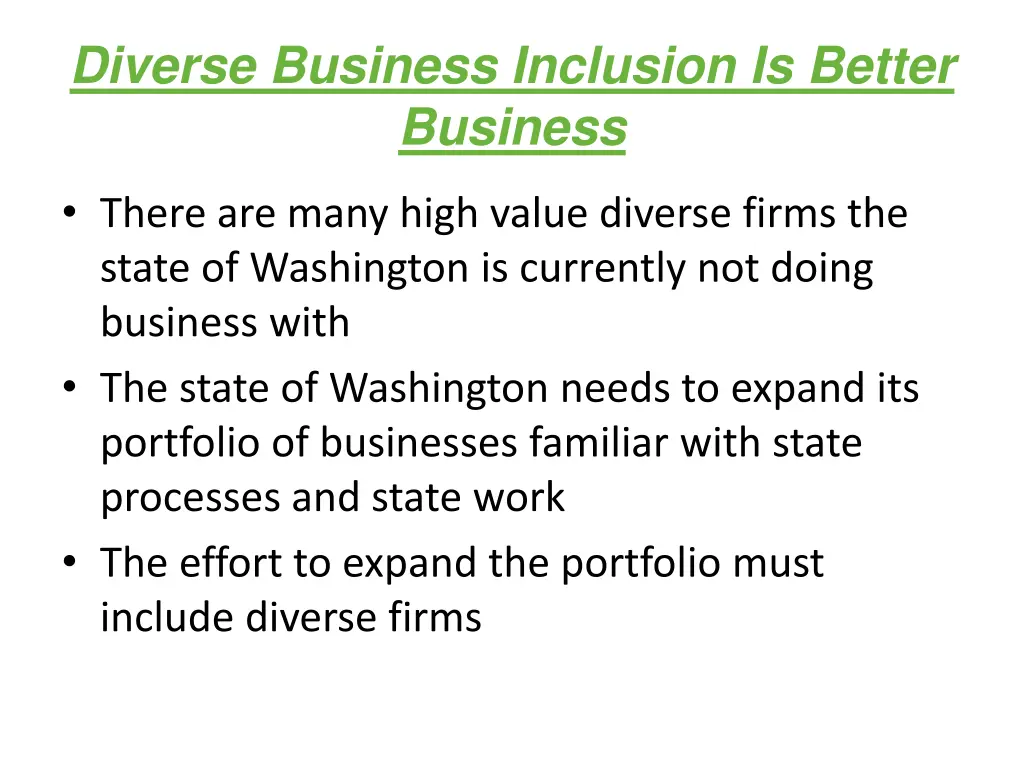 diverse business inclusion is better business