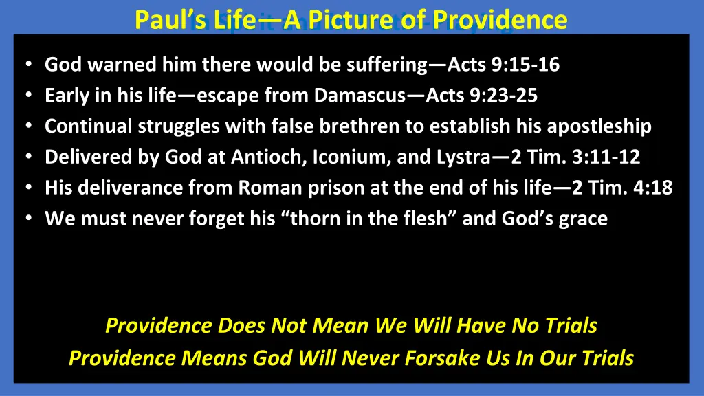 in spirit and in truth praying paul s life