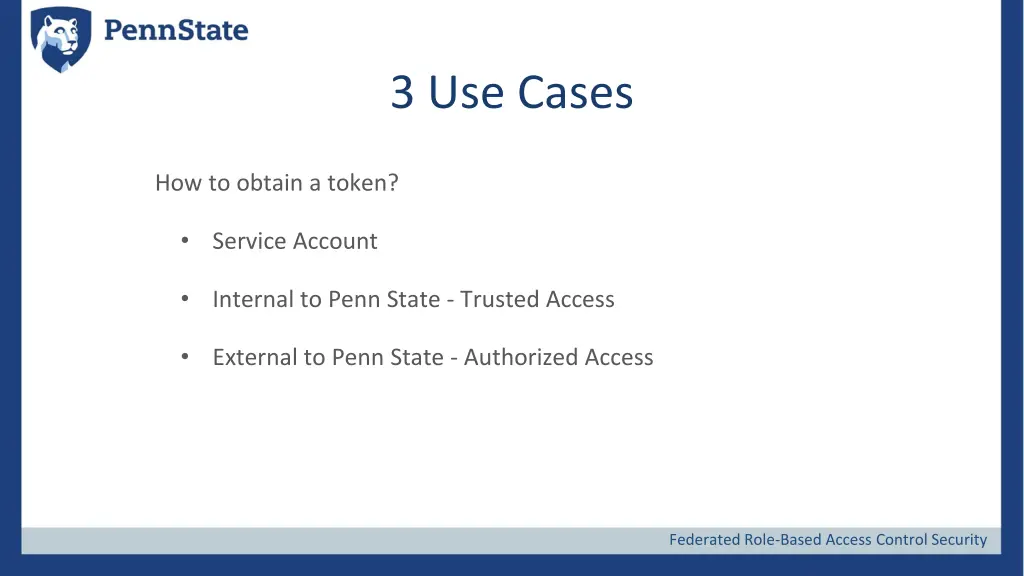 3 use cases