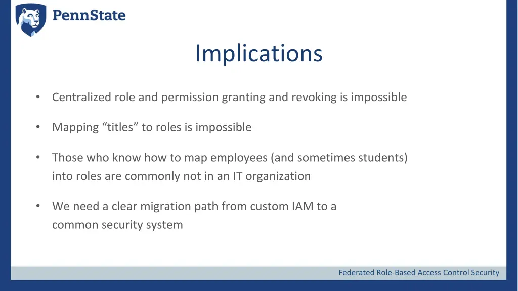 implications