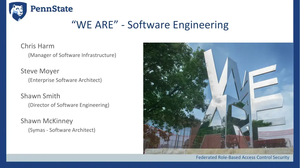 we are software engineering