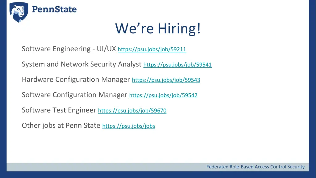 we re hiring