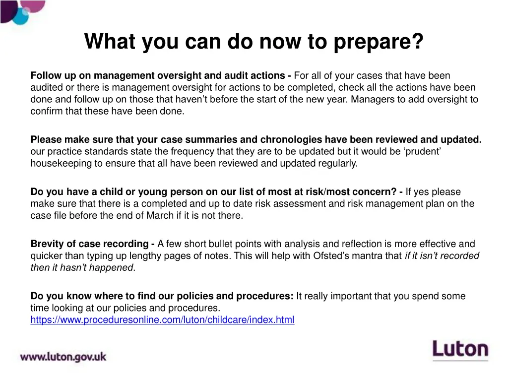 what you can do now to prepare
