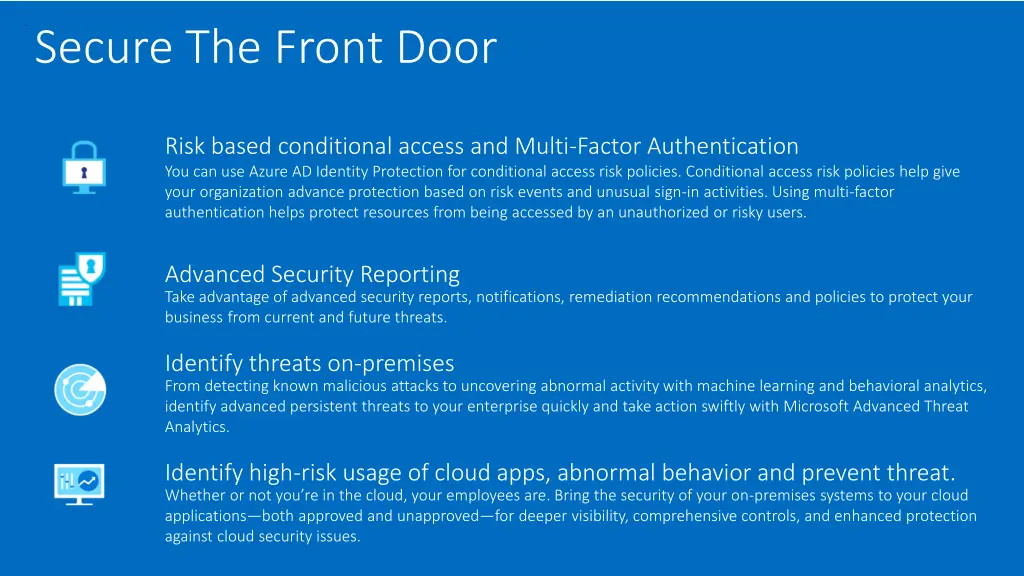 secure the front door