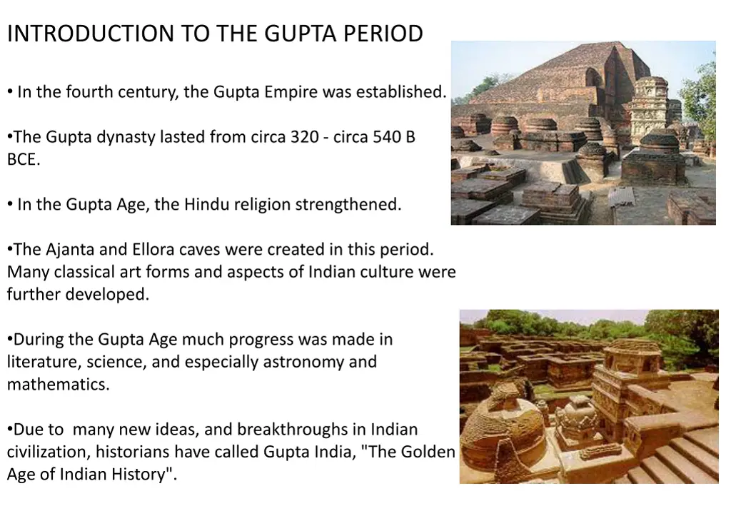 introduction to the gupta period
