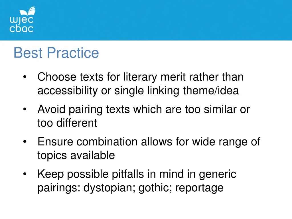 best practice