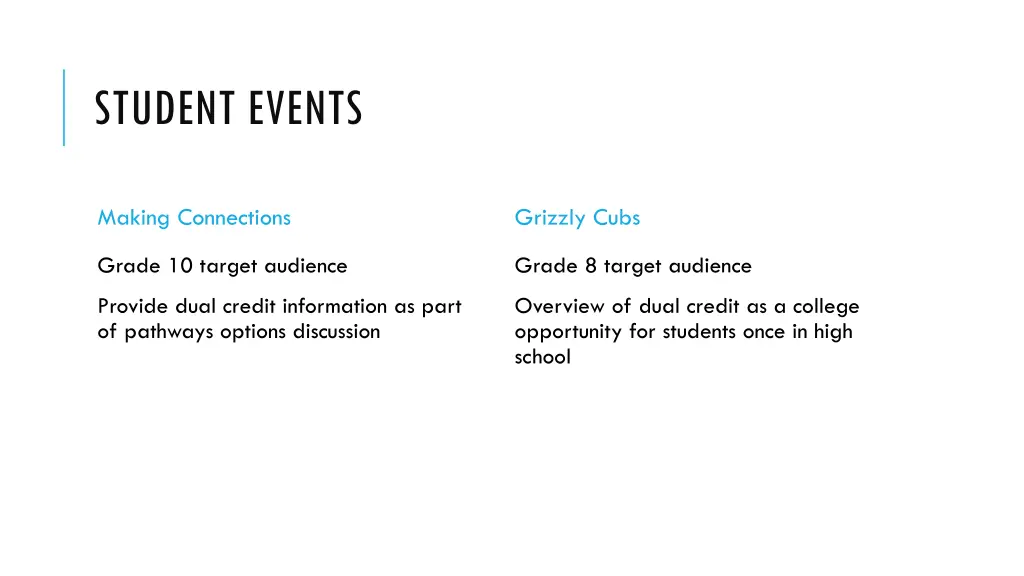 student events 1