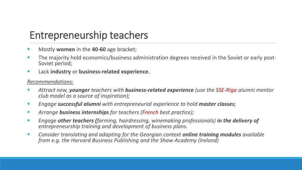 entrepreneurship teachers entrepreneurship