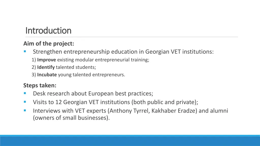 introduction introduction