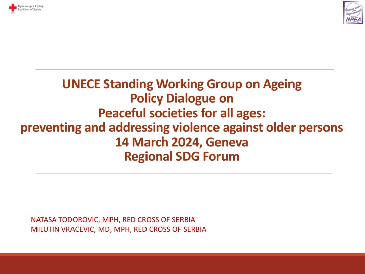 unece standing working group on ageing policy