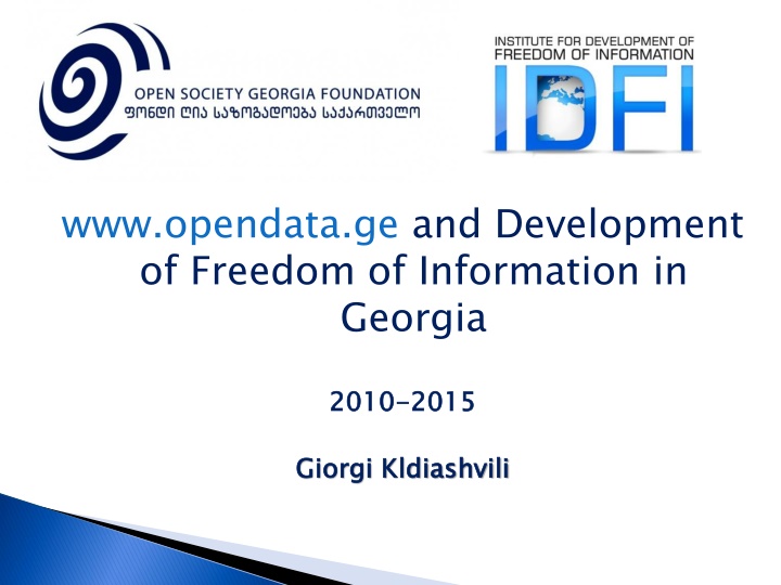 www opendata ge and development of freedom