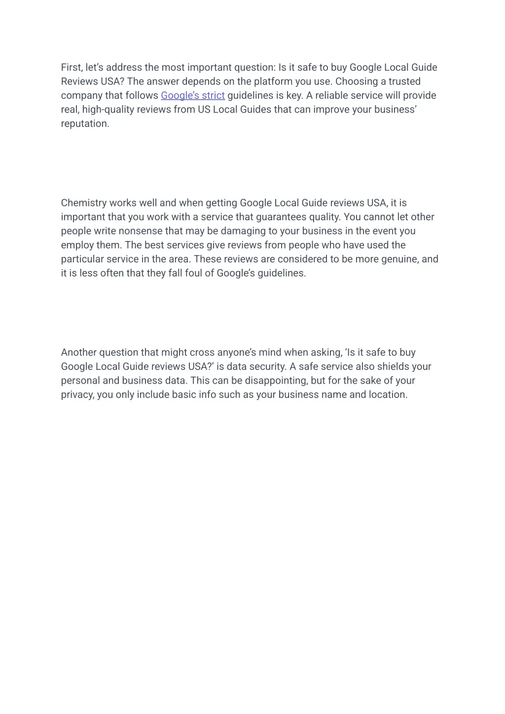 first let s address the most important question