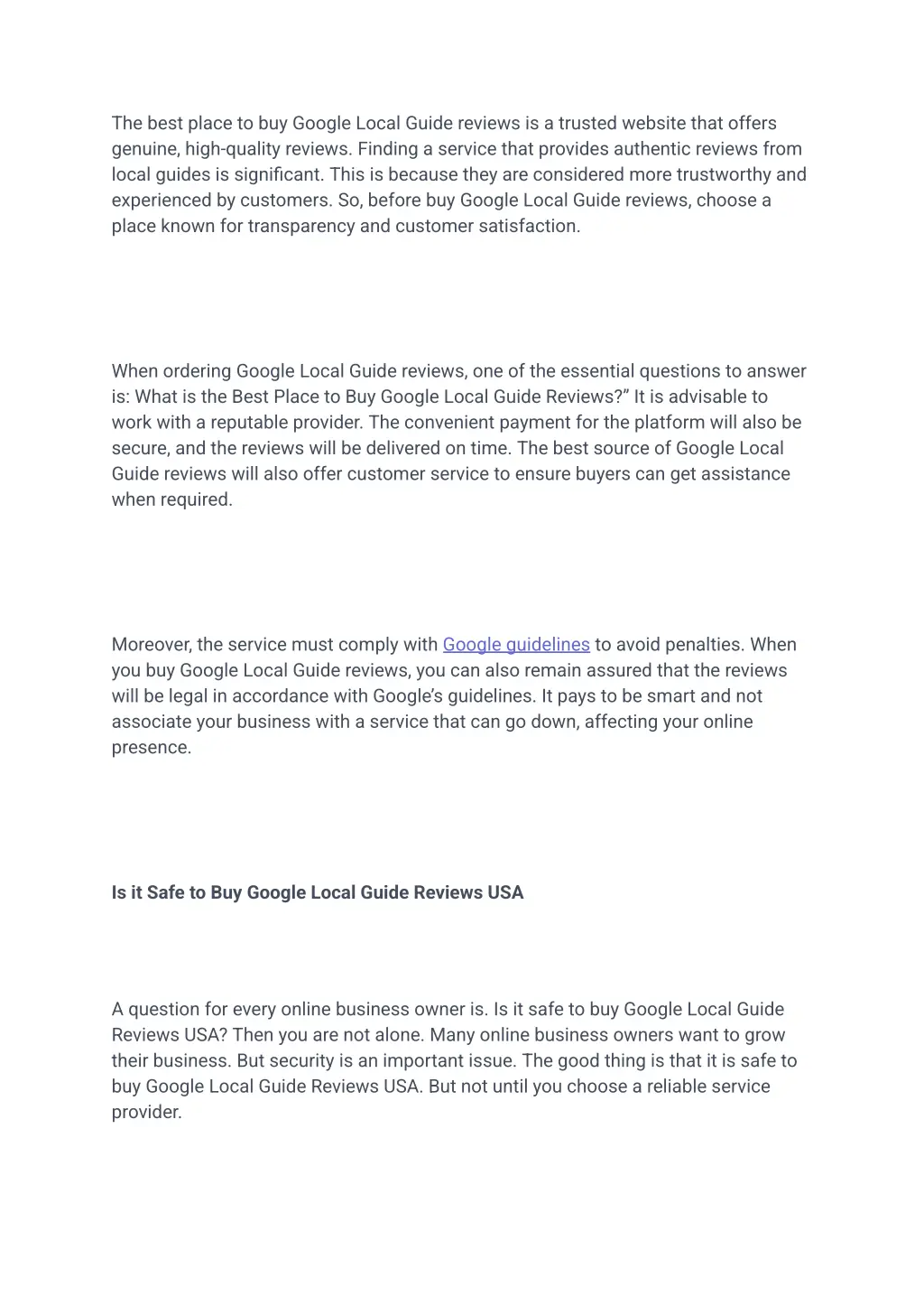 the best place to buy google local guide reviews