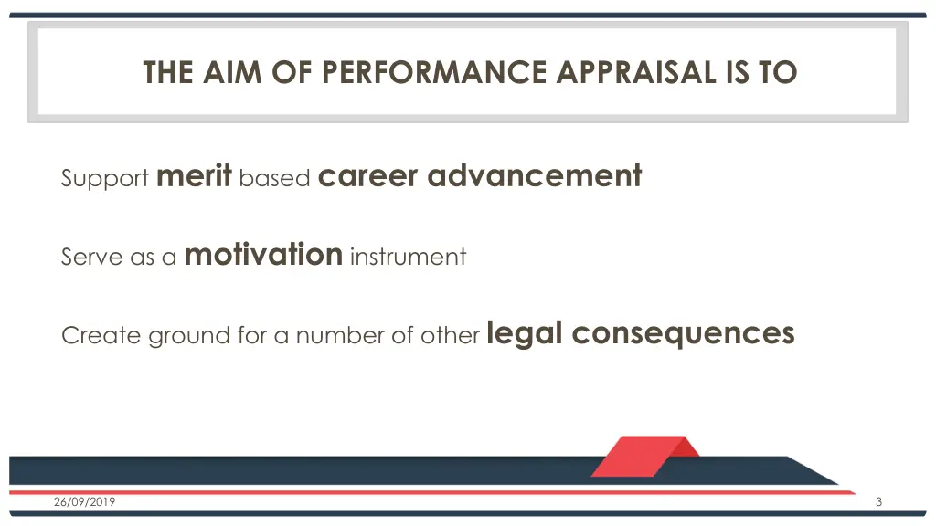 the aim of performance appraisal is to 1