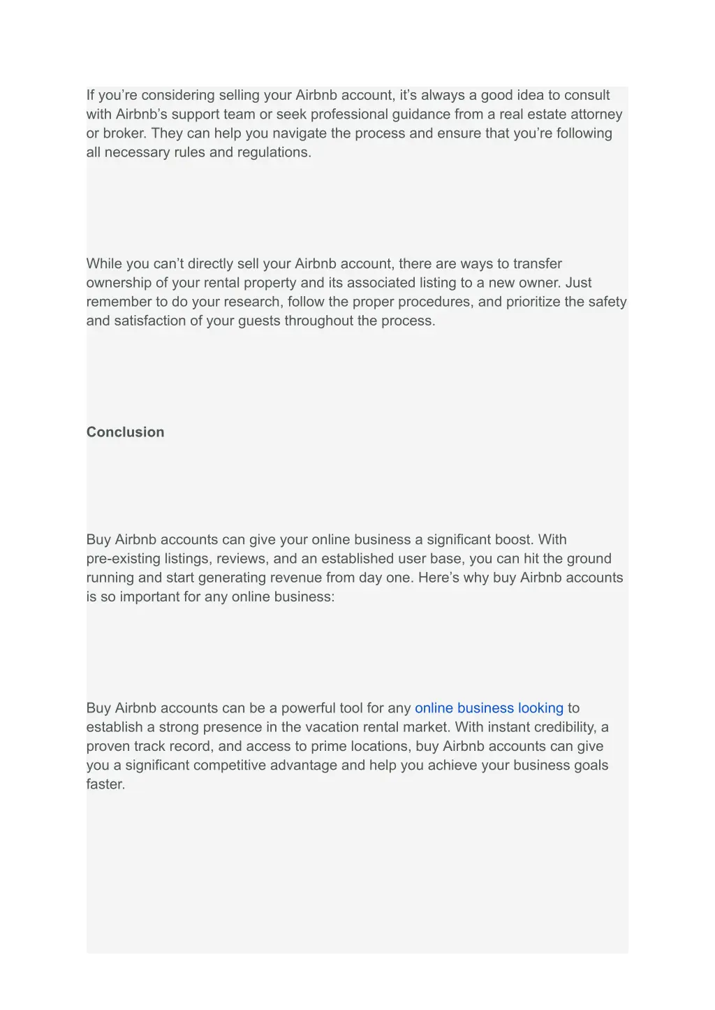 if you re considering selling your airbnb account