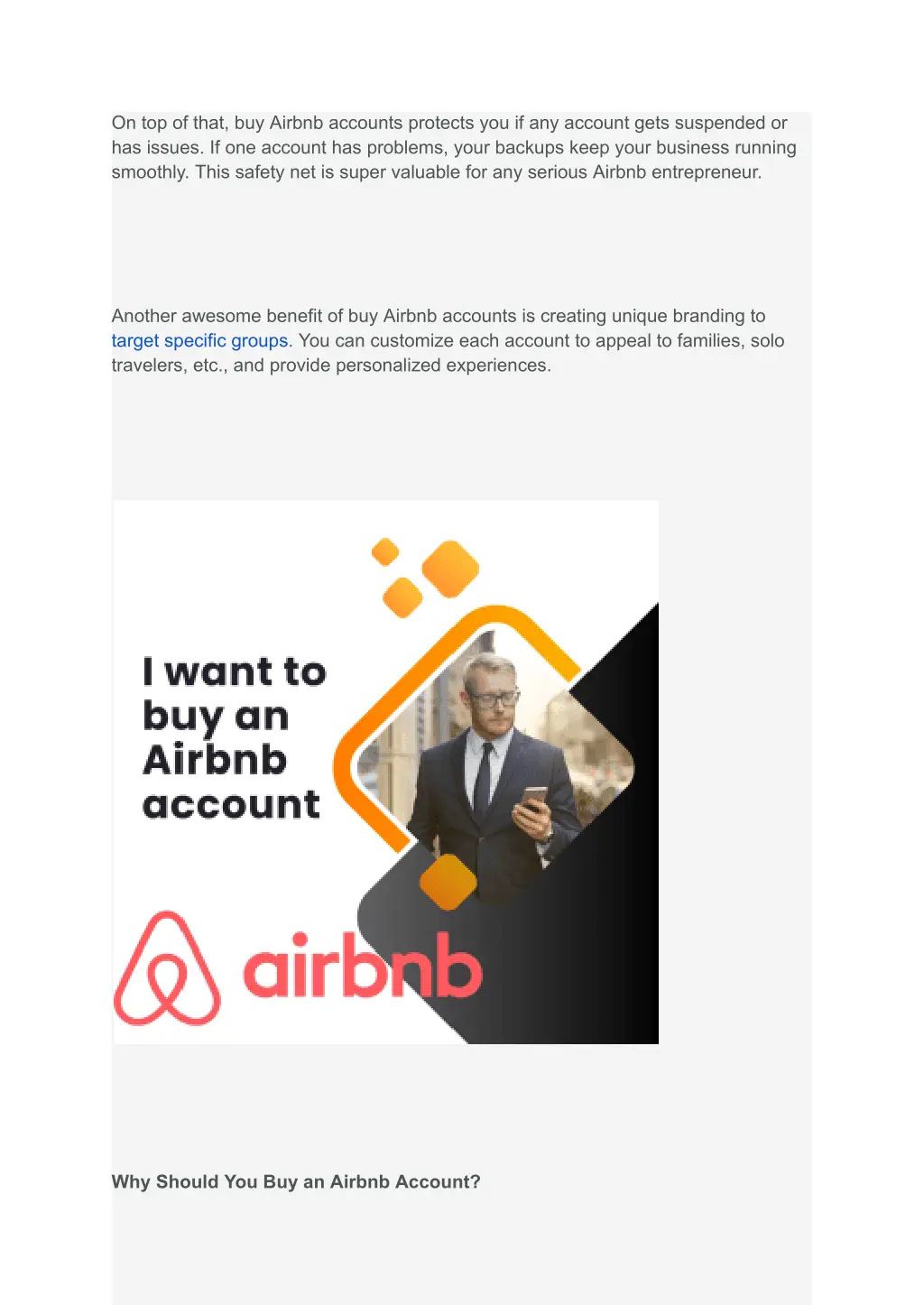 on top of that buy airbnb accounts protects