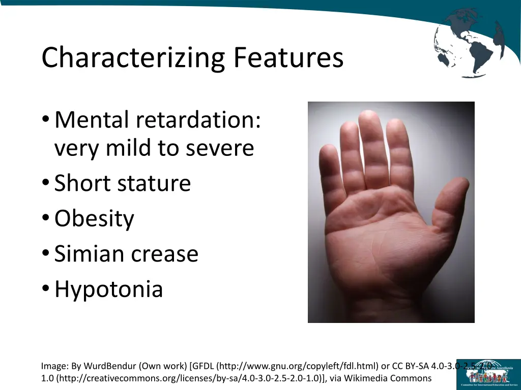 characterizing features
