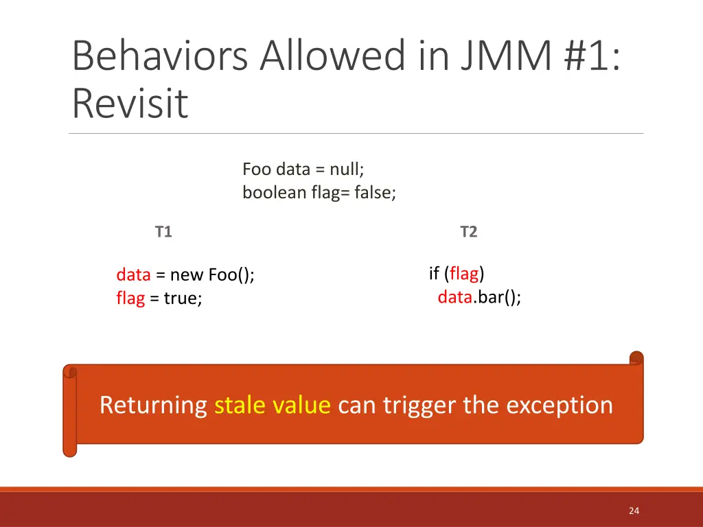 behaviors allowed in jmm 1 revisit 3