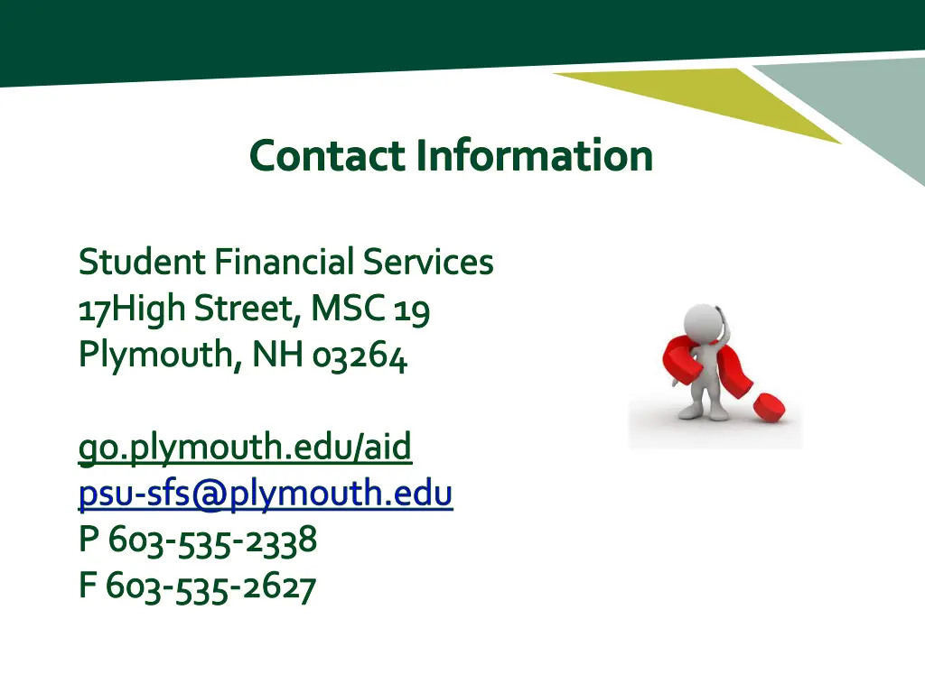 contact information