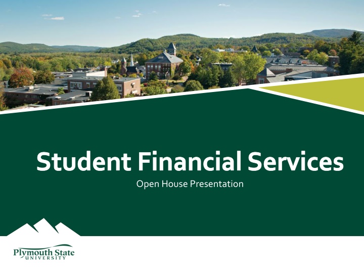 student financial services open house presentation