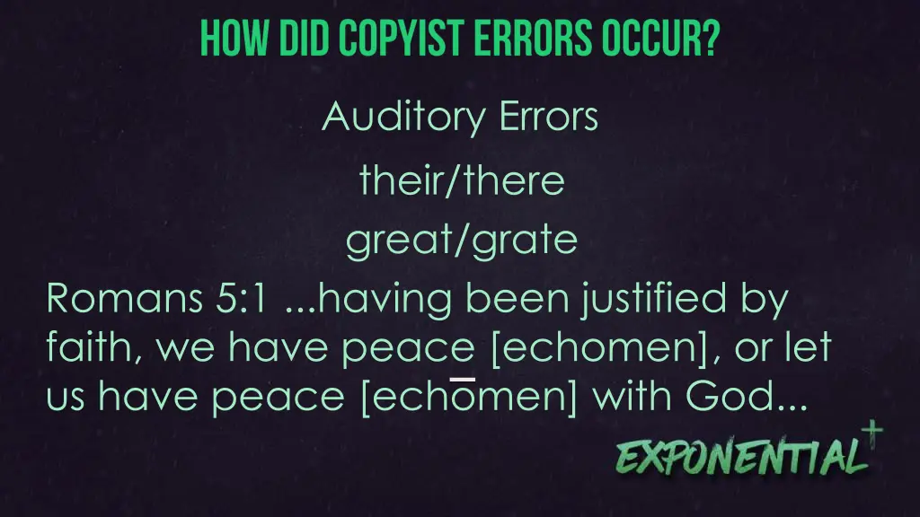 auditory errors their there great grate