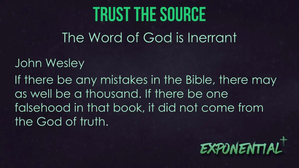 the word of god is inerrant 3