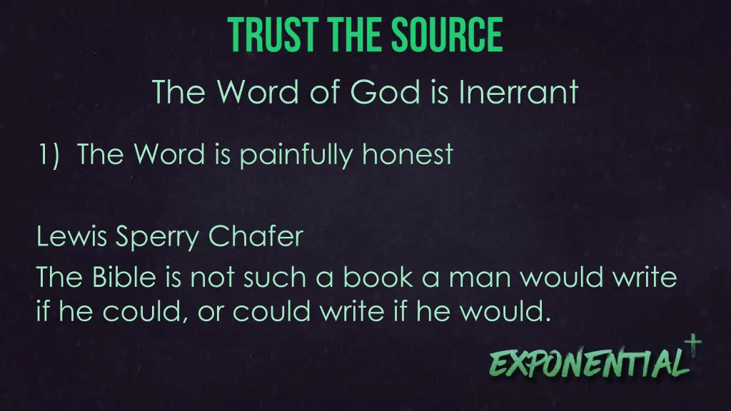 the word of god is inerrant 4