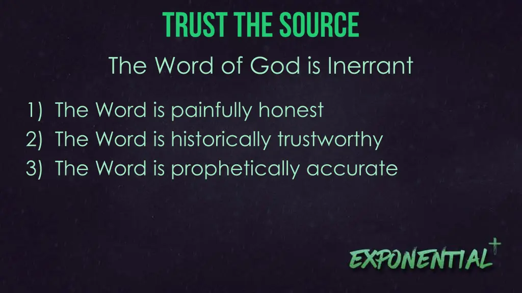 the word of god is inerrant 5