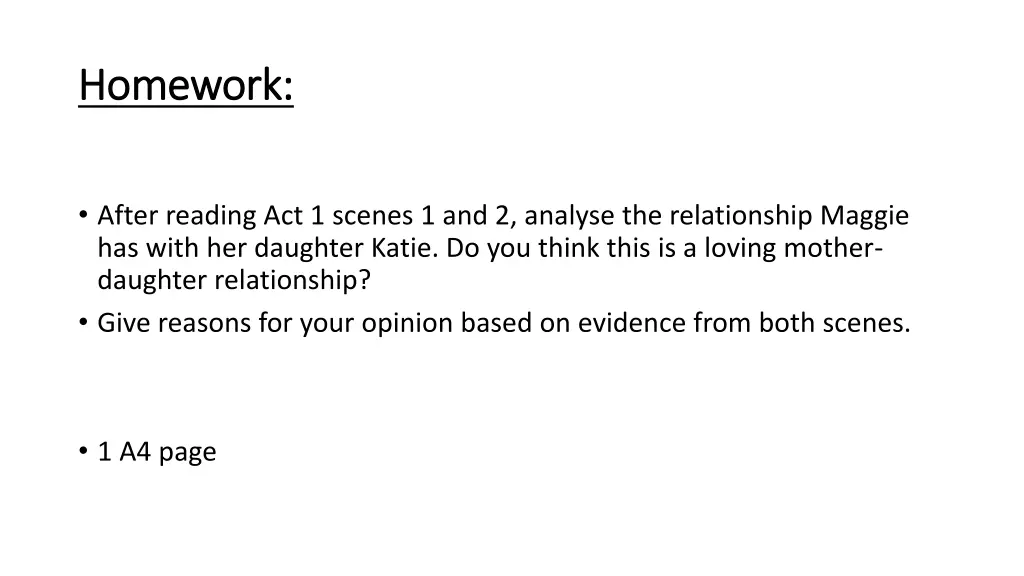 homework homework