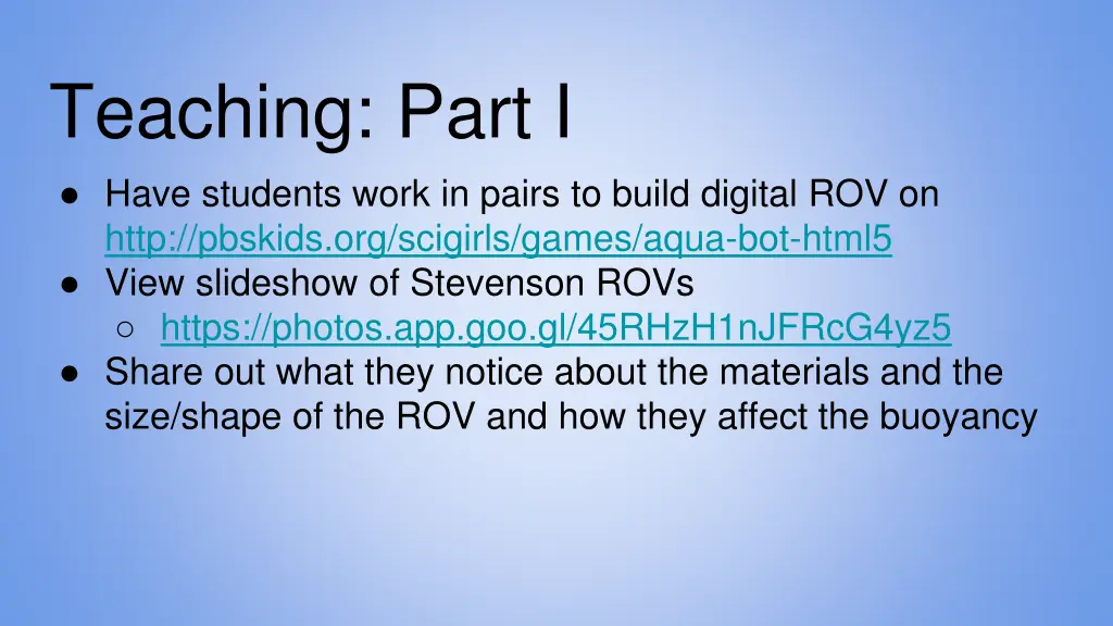 teaching part i have students work in pairs