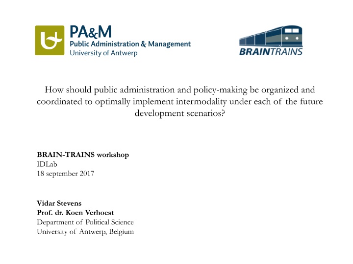 how should public administration and policy