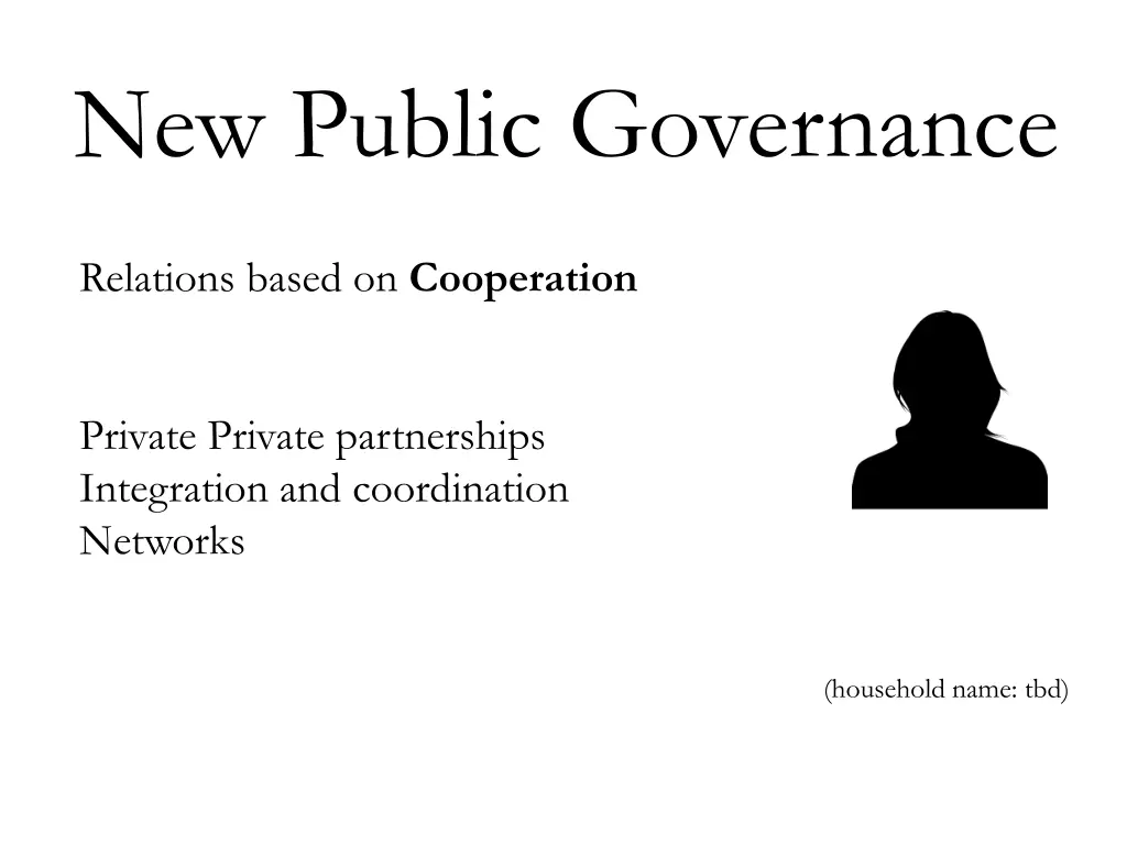 new public governance