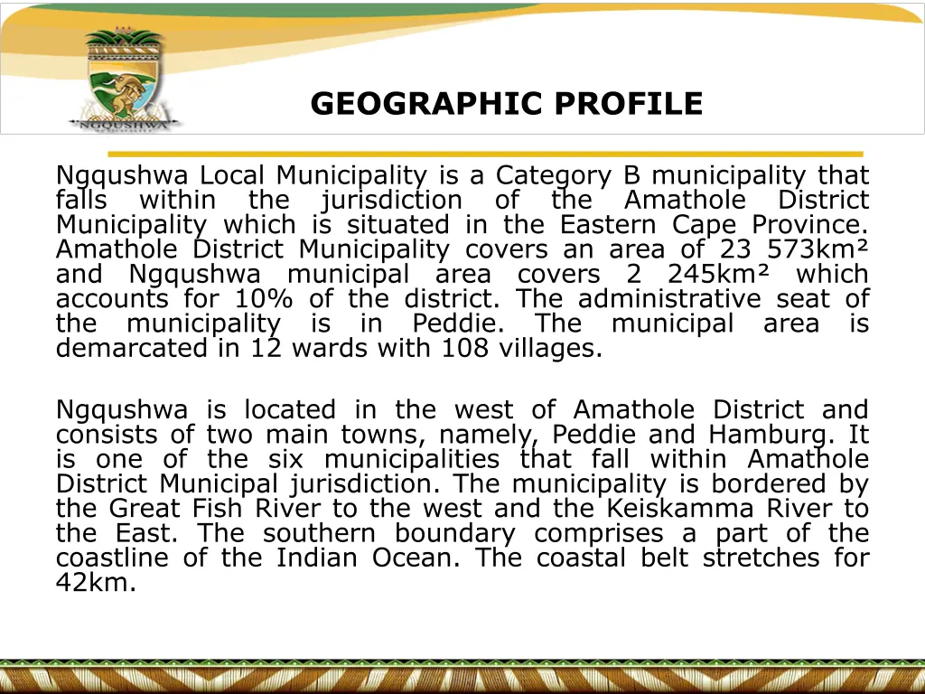 geographic profile