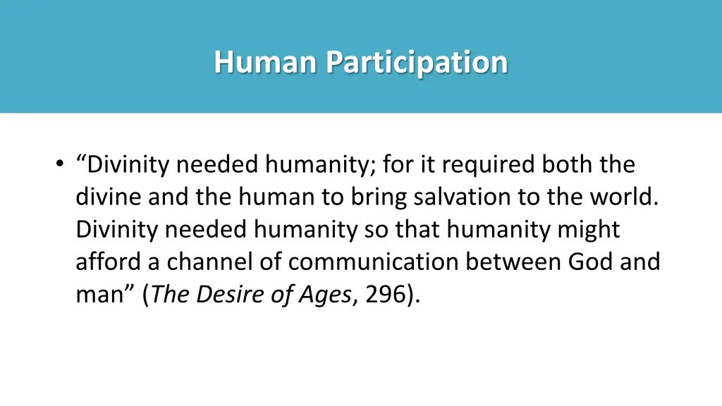 human participation