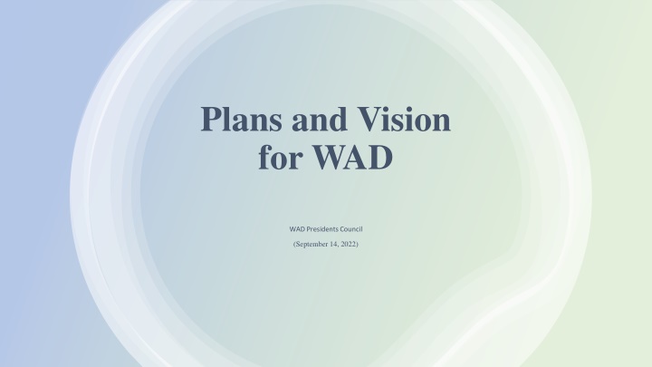 plans and vision for wad