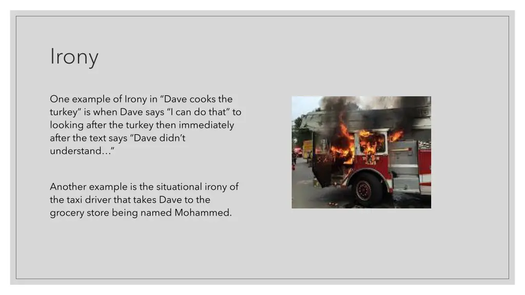 irony
