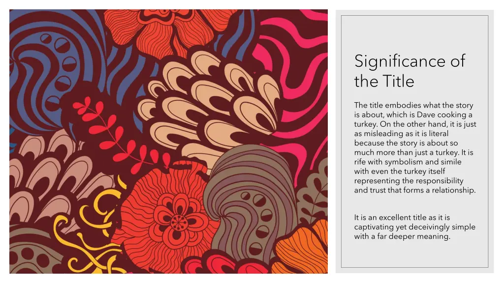 significance of the title