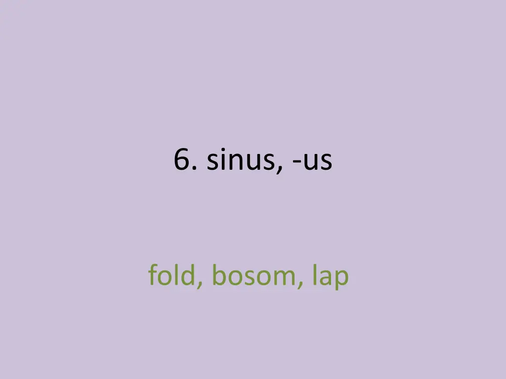 6 sinus us 1