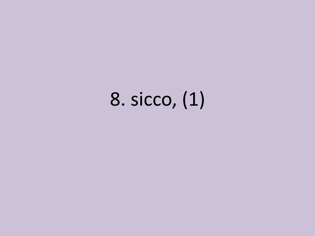 8 sicco 1