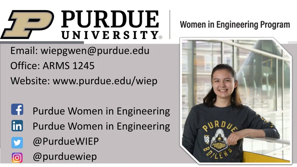 email wiepgwen@purdue edu office arms 1245
