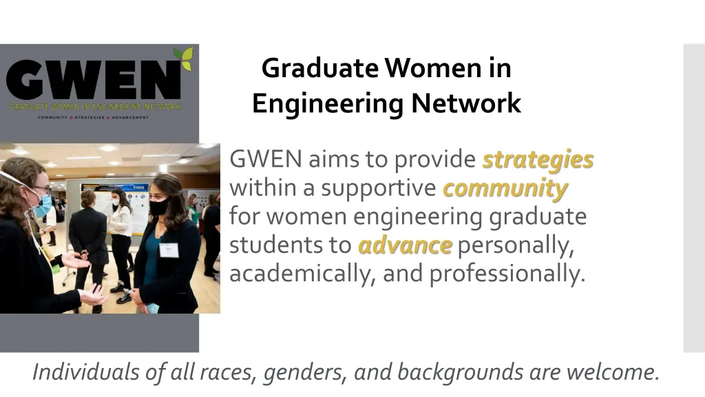 graduate women in engineering network