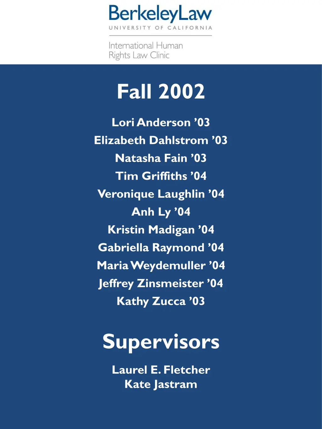 fall 2002