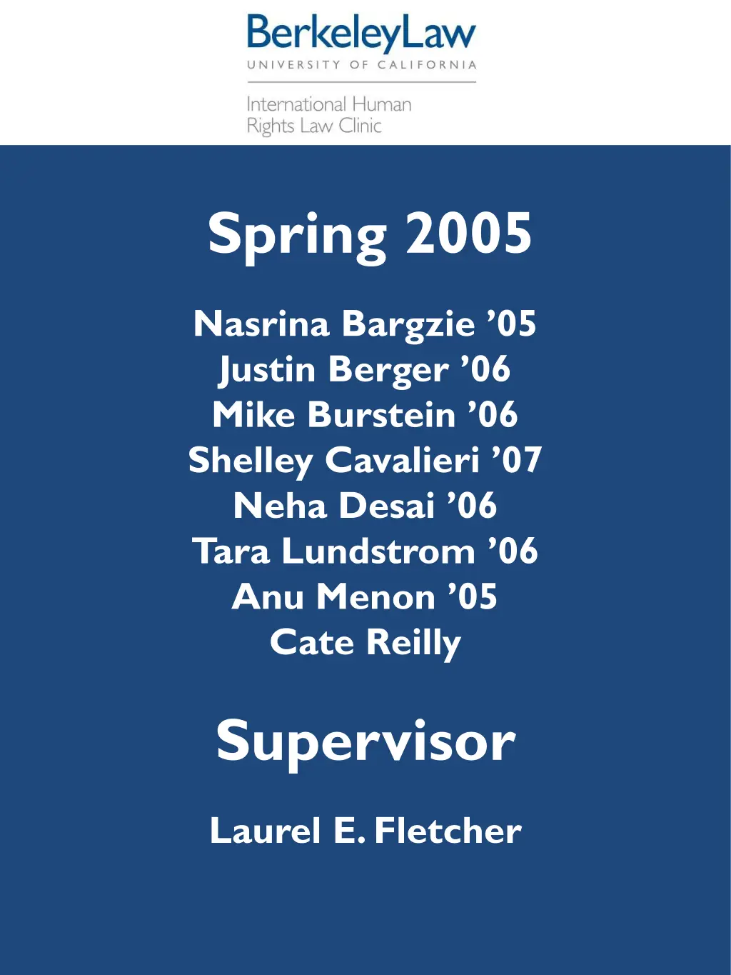 spring 2005
