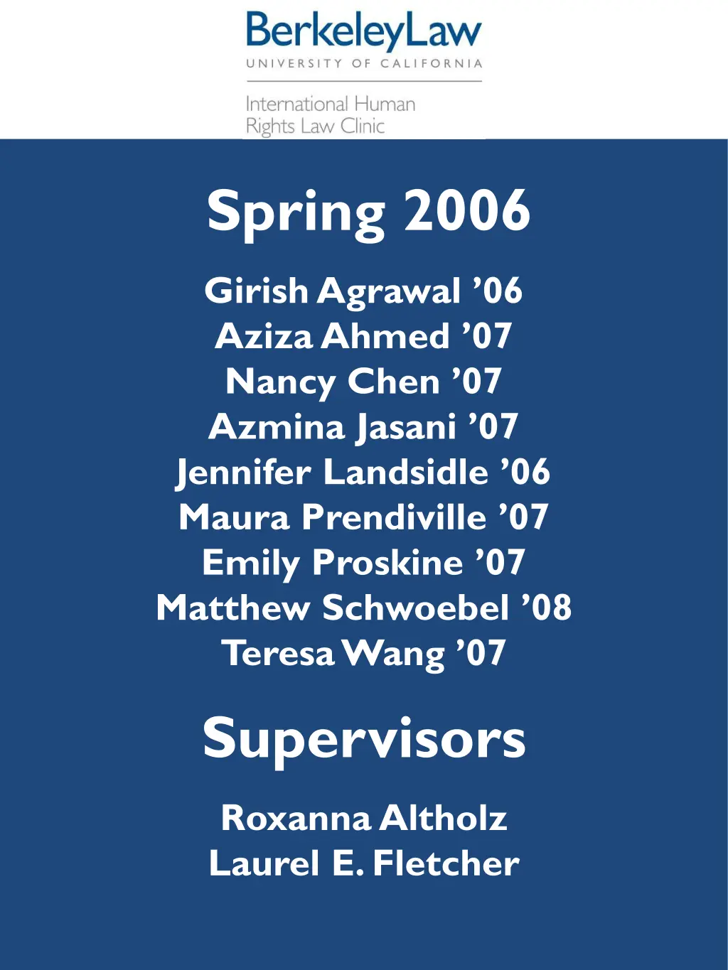 spring 2006