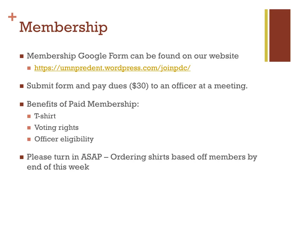 membership