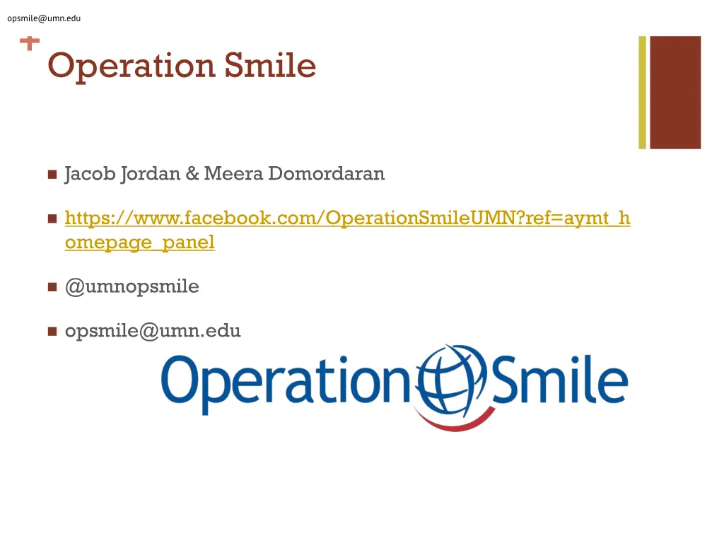 opsmile@umn edu