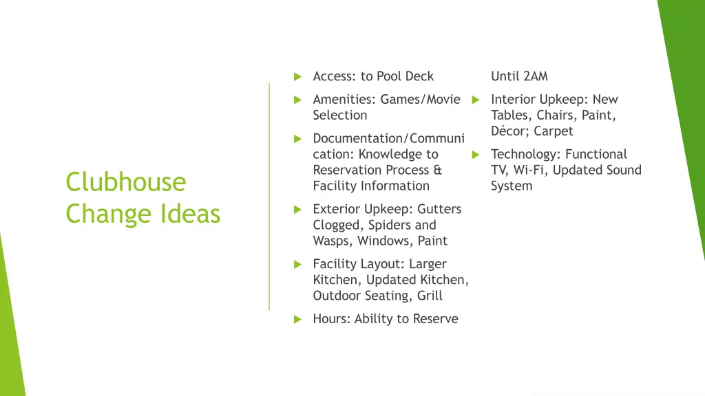 access to pool deck