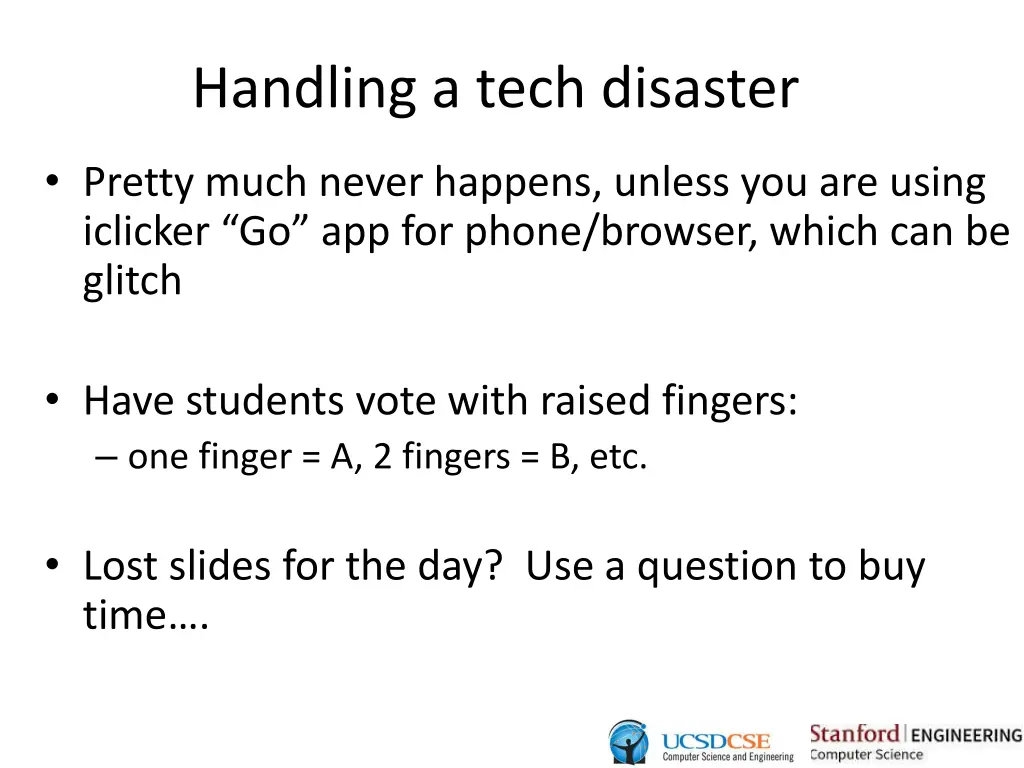 handling a tech disaster